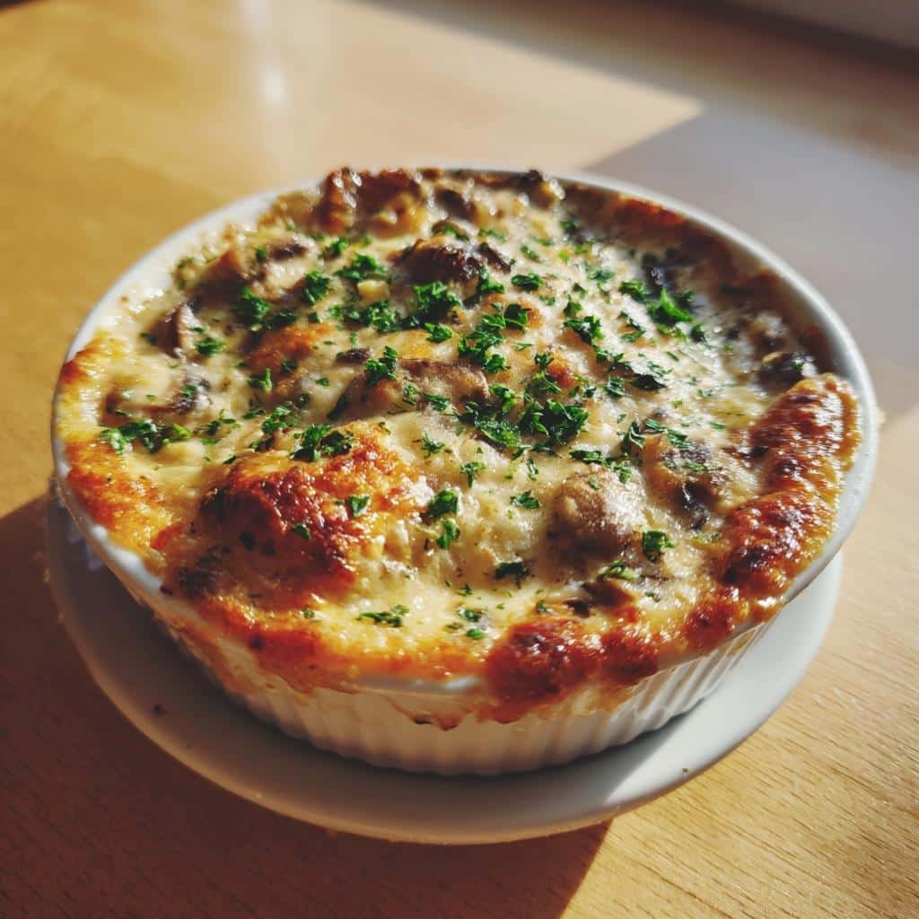 Easy Stuffed Mushroom Dip - detail 1