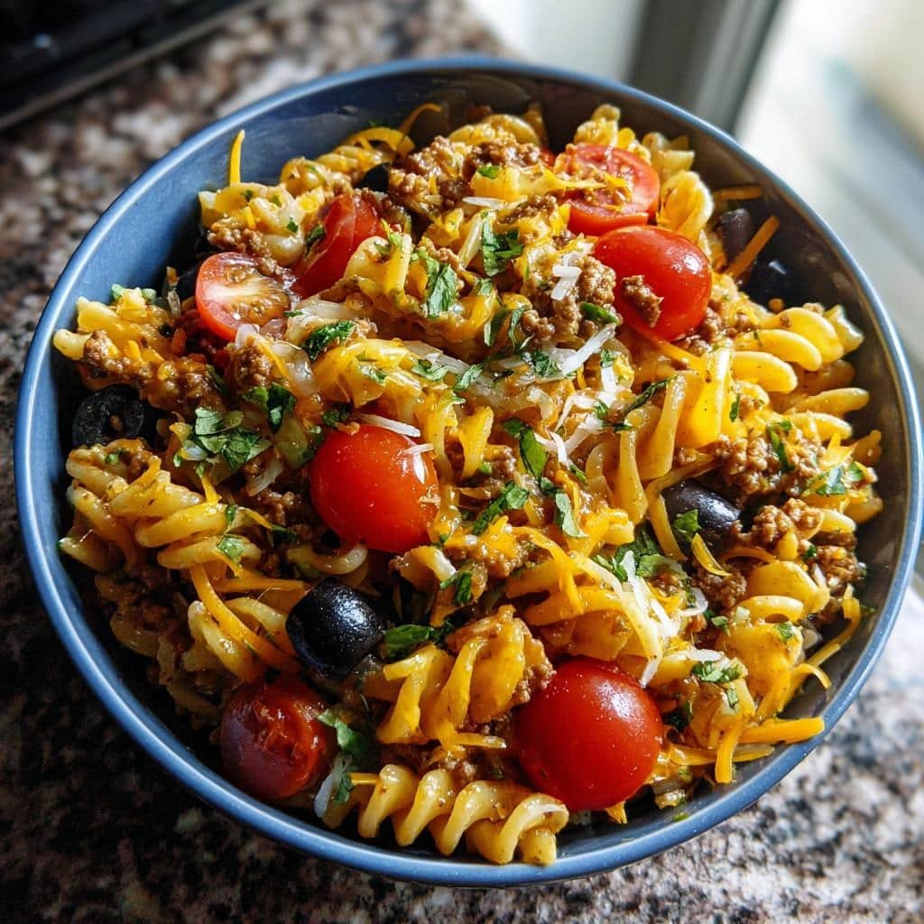 30-Minute Easy Taco Pasta Salad Your Family Will Devour 4 Easy Taco Pasta Salad - detail 1
