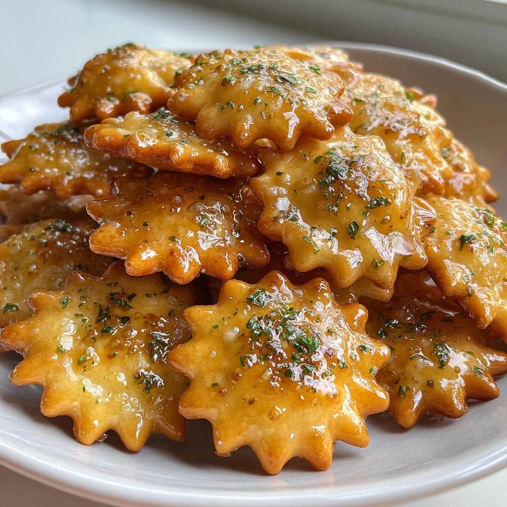 Garlic Bread Ritz Bits