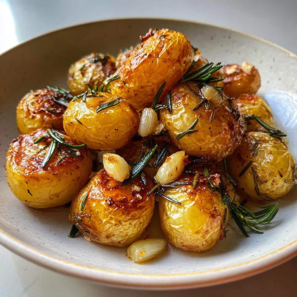 Garlic Confit Roasted Potatoes - detail 1