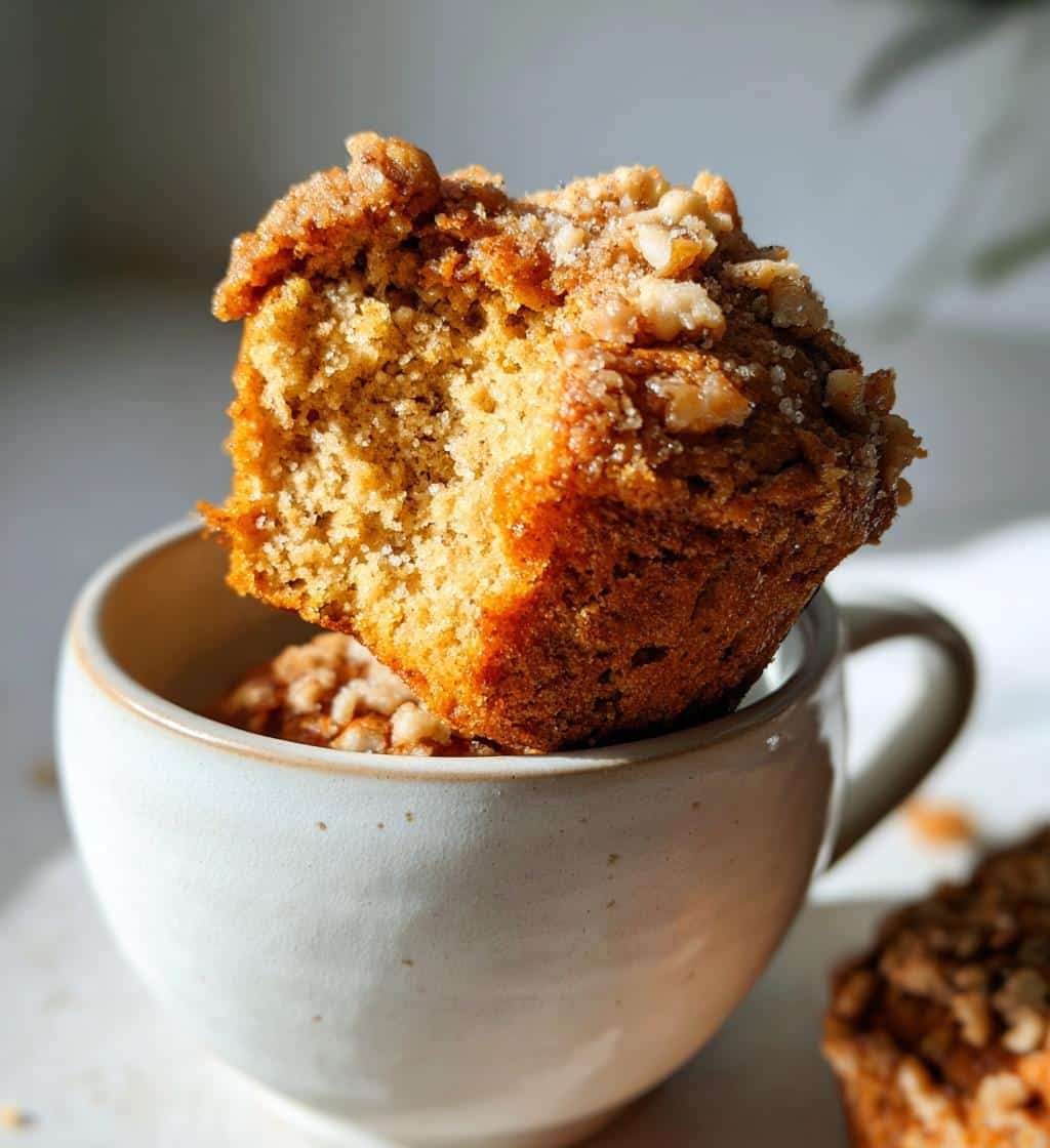 Healthy 3 minute Pumpkin Streusel Muffins - detail 1