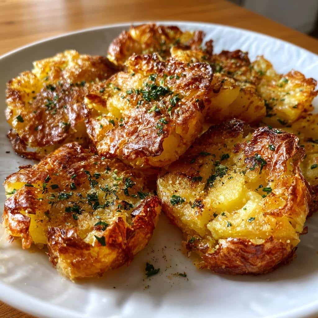 Healthy 5-Ingredient Crispy Smashed Potatoes - detail 1