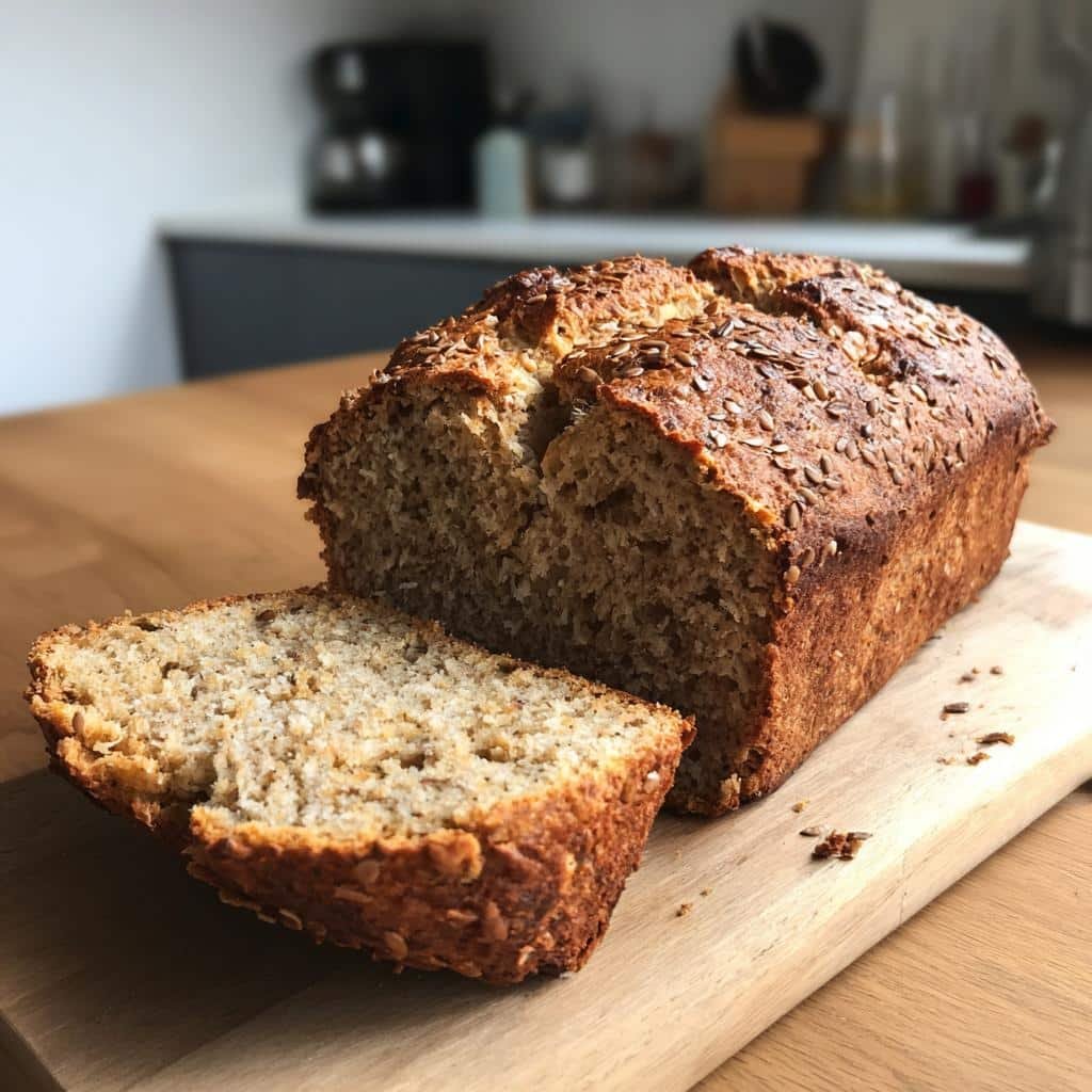 Healthy 5-Ingredient Flaxseed Bread - detail 1