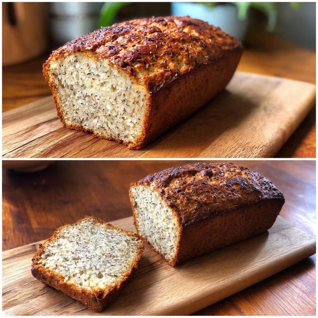 Healthy 5-Ingredient Flaxseed Bread