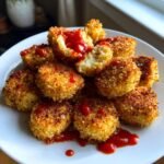 Healthy 5 minute Air Fryer Chicken Parmesan Bites