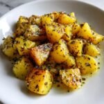 Healthy 5 minute Greek Lemon Potatoes