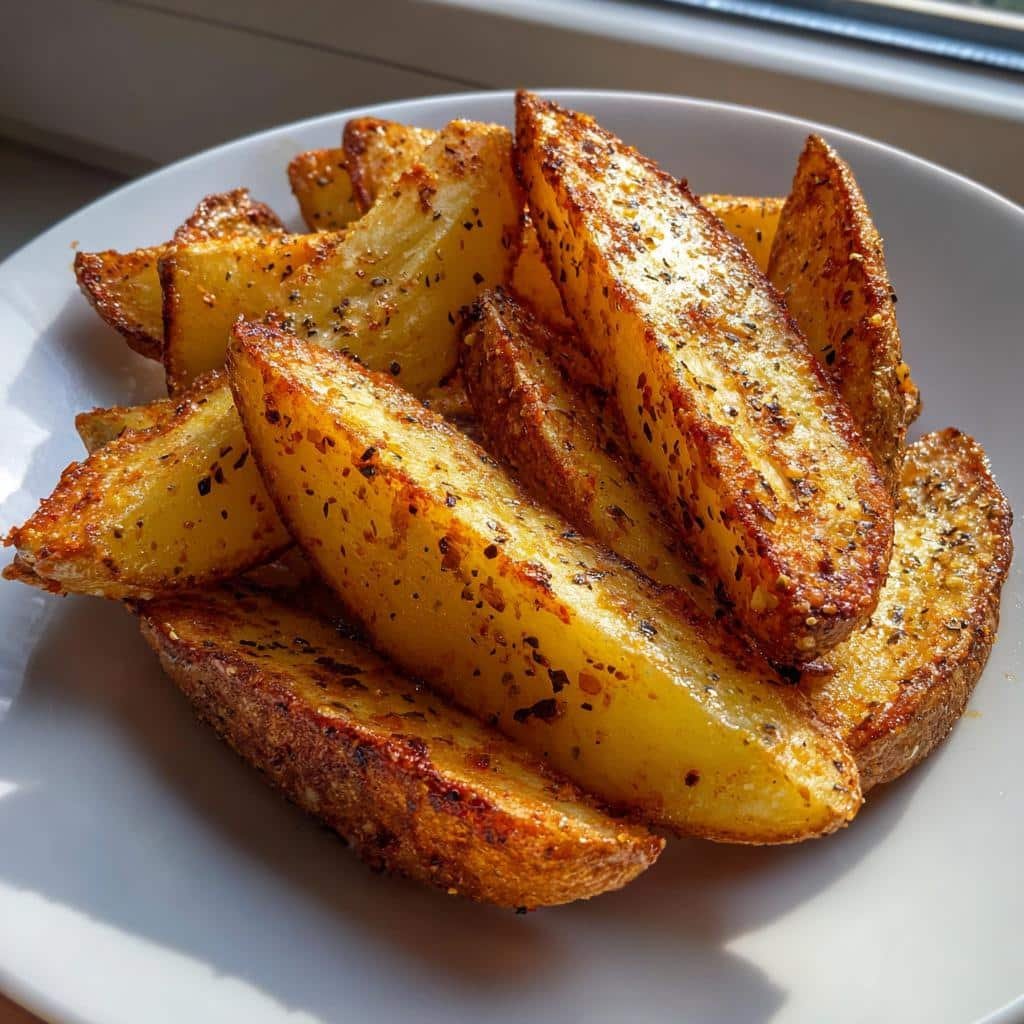 Healthy Air Fryer Cajun Potato Wedges - detail 1