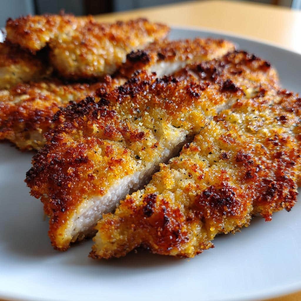 Healthy Air Fryer Pork Schnitzel Recipe - detail 1