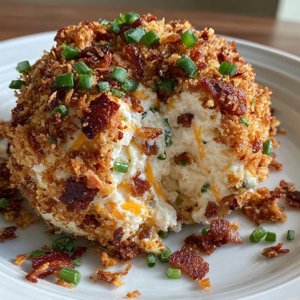 Healthy BACON CHEDDAR RANCH CHEESE BALL - detail 1