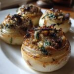 Healthy Baked Vidalia Onions (Stuffed)