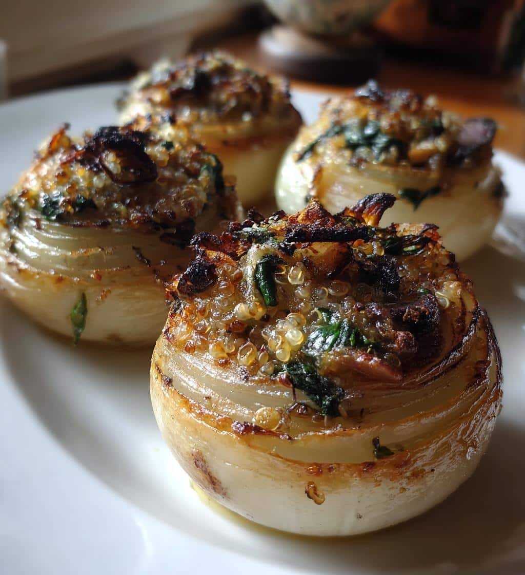 Healthy Baked Vidalia Onions (Stuffed)