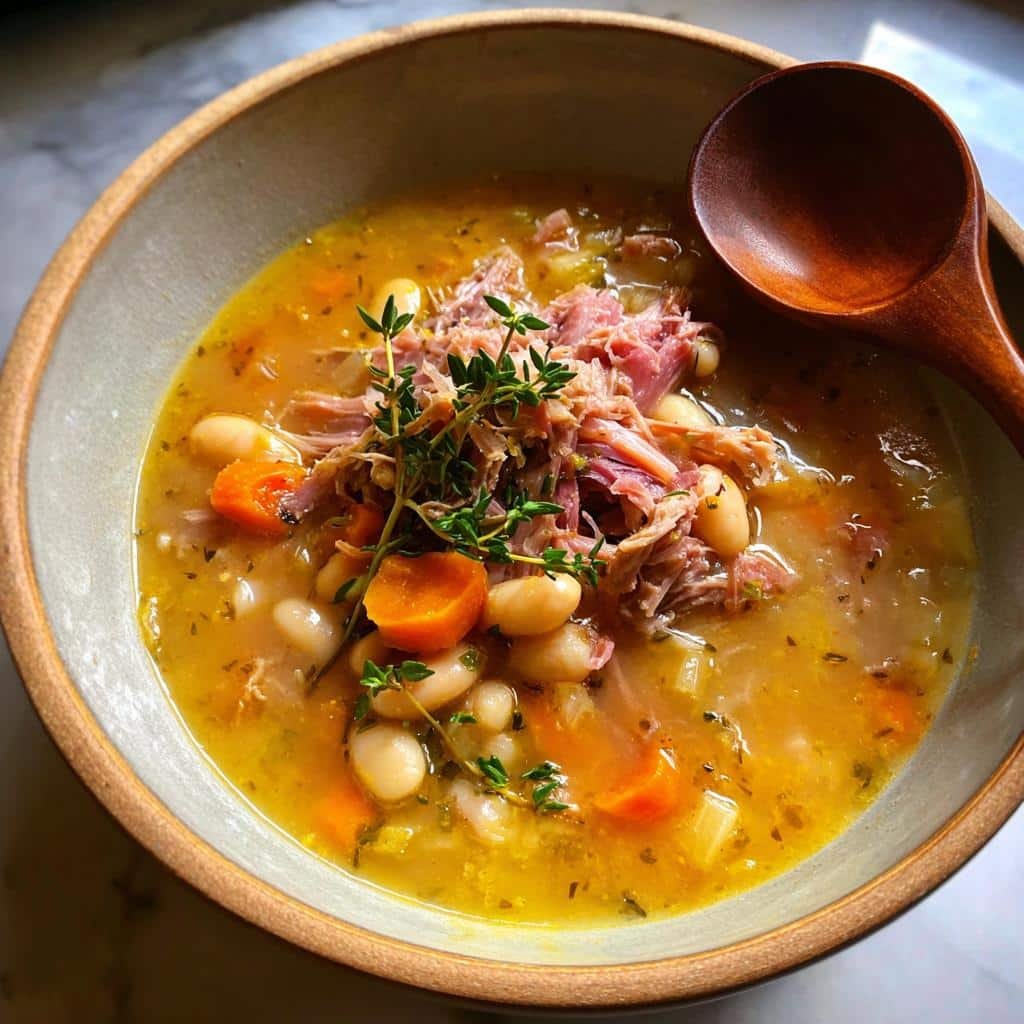 Hearty 2-Hour Healthy Bean and Ham Hock Soup Recipe 4 Healthy Bean and Ham Hock Soup - detail 1