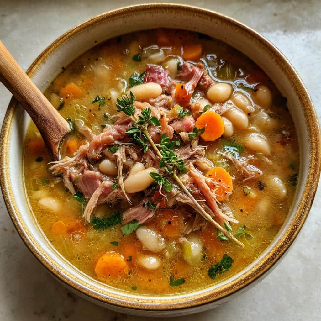 Healthy Bean and Ham Hock Soup