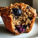 Healthy Blueberry Oat Muffins