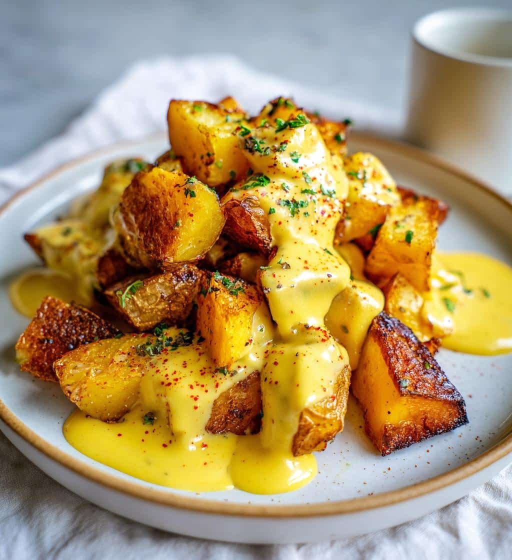 Healthy Breakfast Potatoes with Hollandaise Sauce - detail 1