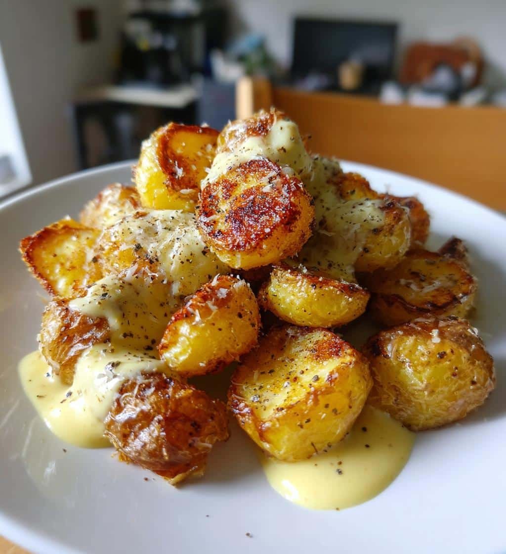 Healthy Breakfast Potatoes with Hollandaise Sauce