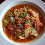 Healthy Budget Cabbage Roll Soup