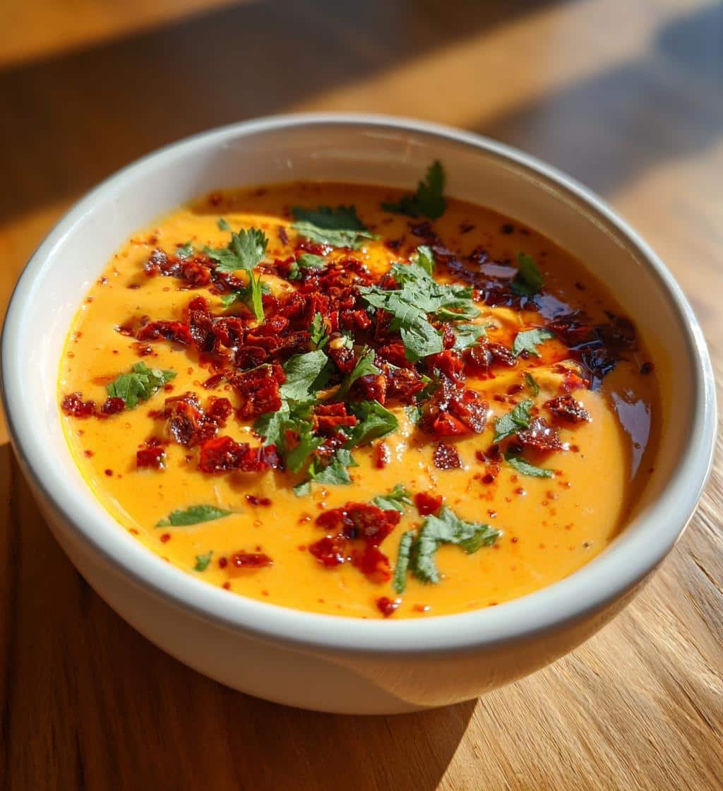 Healthy Butternut Squash Chili Crisp Dip - detail 1