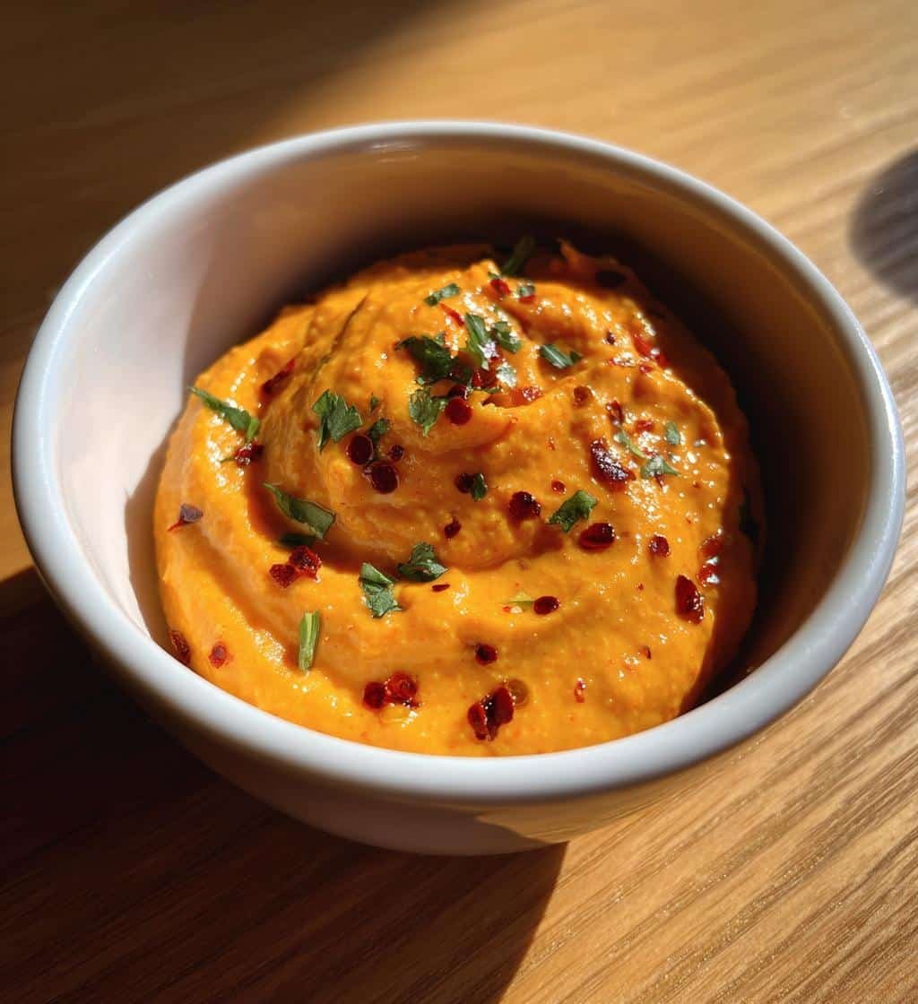 Healthy Butternut Squash Chili Crisp Dip