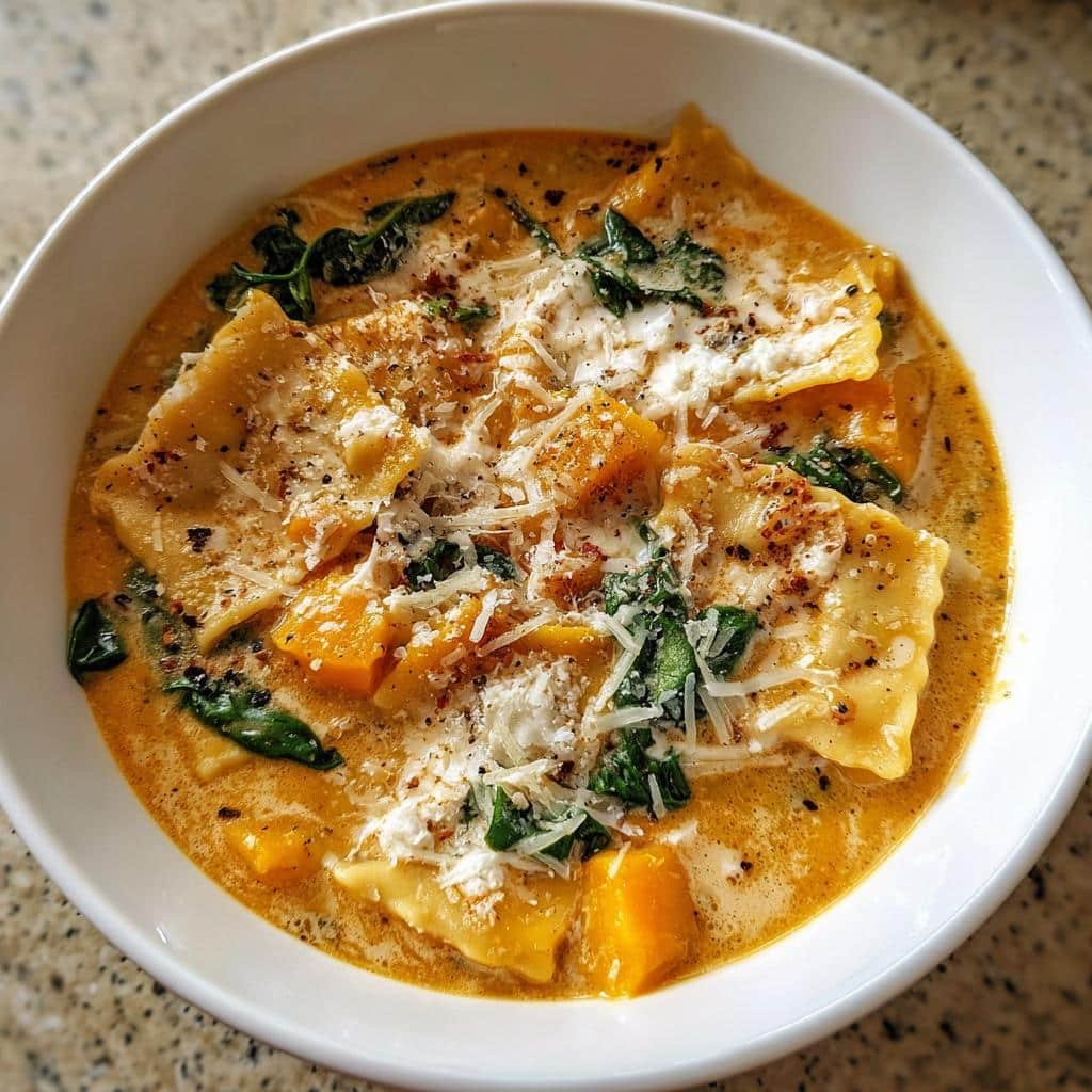 Healthy Butternut Squash Lasagna Soup (Instant Pot) - detail 1