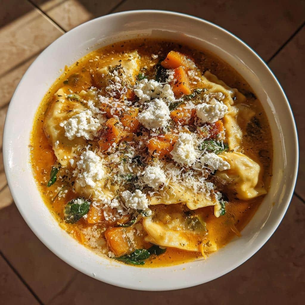 Healthy Butternut Squash Lasagna Soup (Instant Pot)