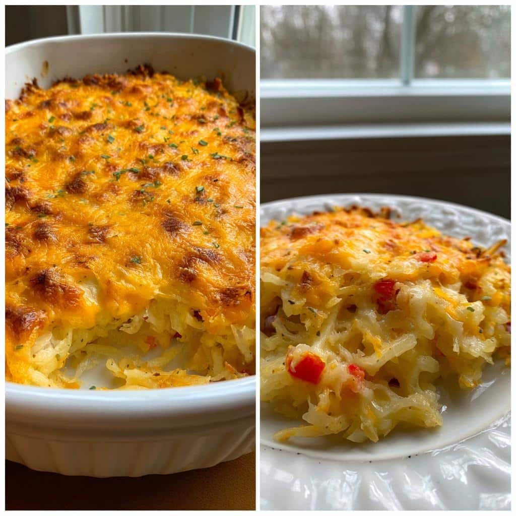 Healthy CROCK POT HASHBROWN CASSEROLE
