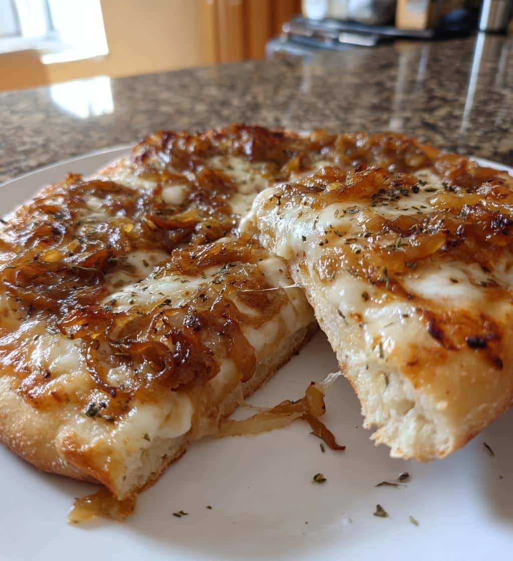 Healthy Caramelized Onion Pizza (Thin Crust) - detail 1