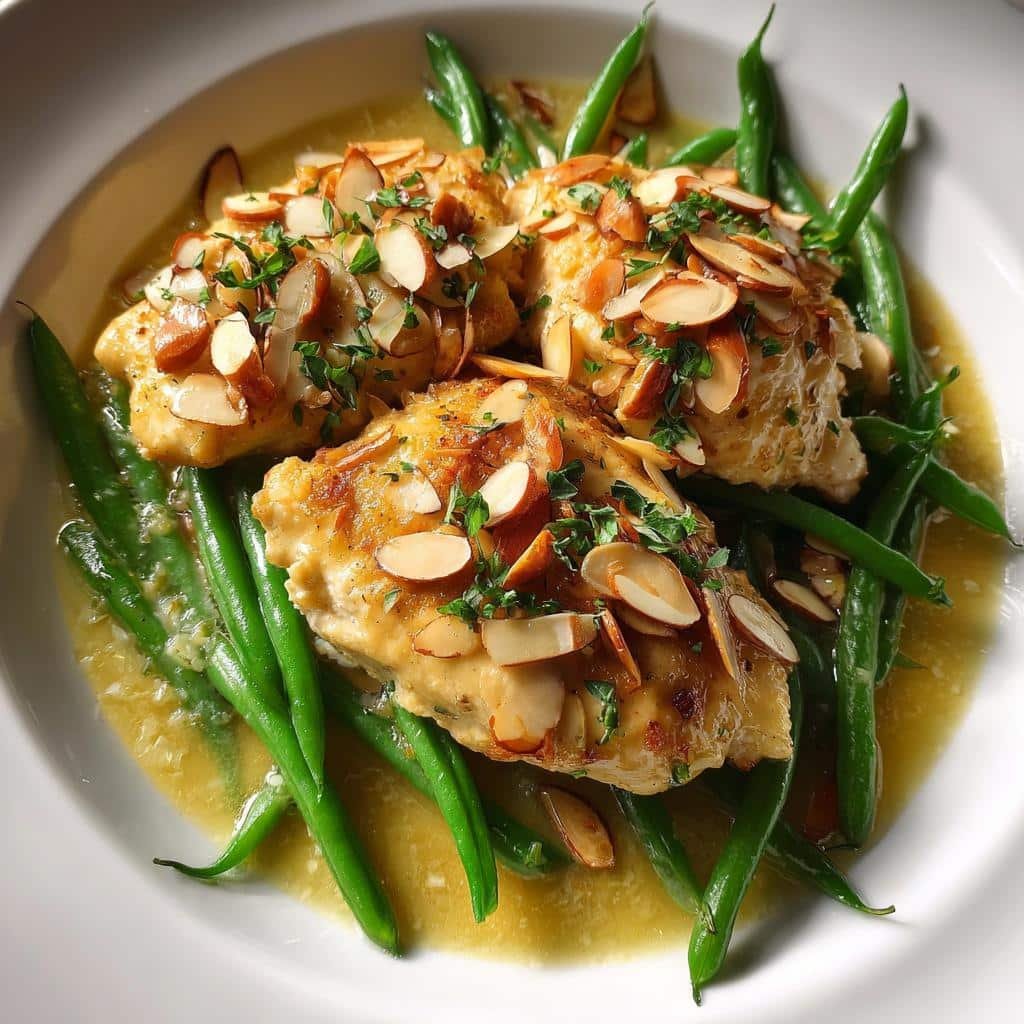 30-Minute Healthy Chicken Amandine Green Bean Casserole Recipe 4 Healthy Chicken Amandine Green Bean Casserole - detail 1