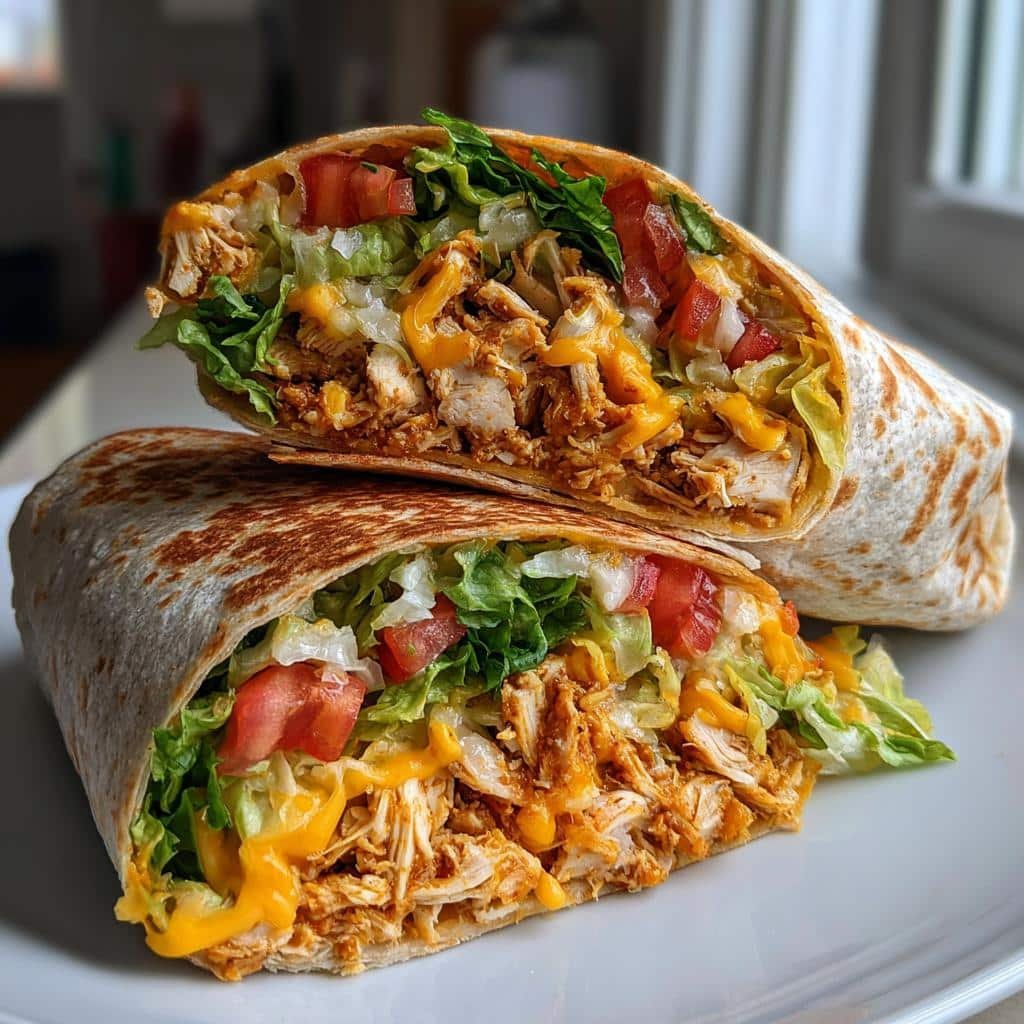 Healthy Chicken Crunch Wrap