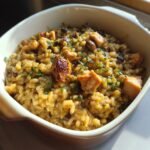 Healthy Chicken Mushroom Barley Bake