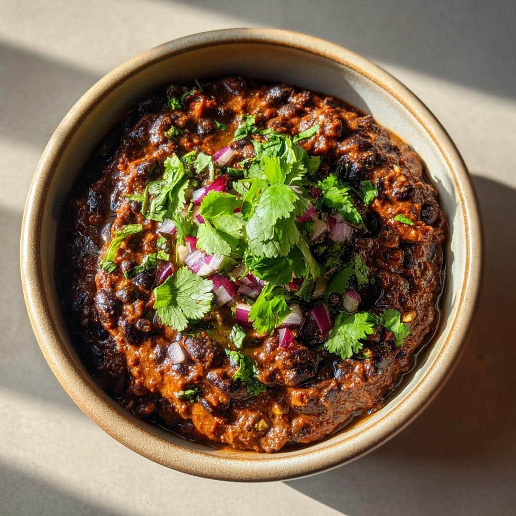 Healthy Chipotle Black Bean Dip - detail 1