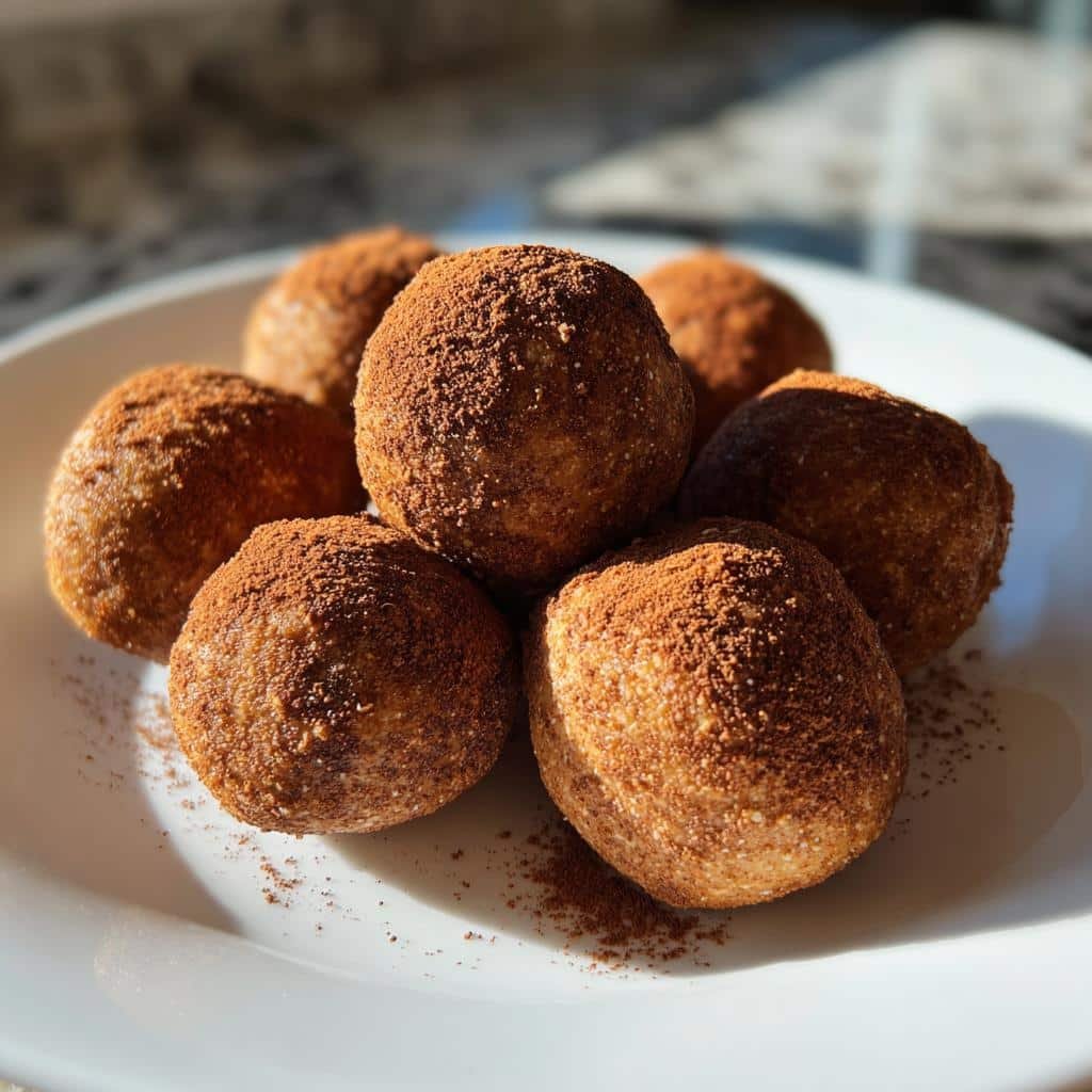 Healthy Cinnamon Roll Peanut Butter Bombs - detail 1
