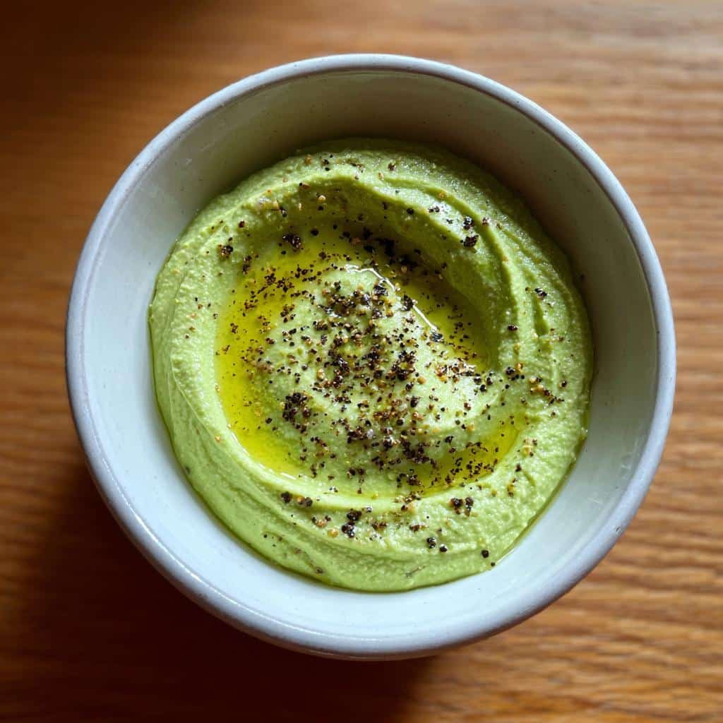 Healthy Creamy Edamame Dip