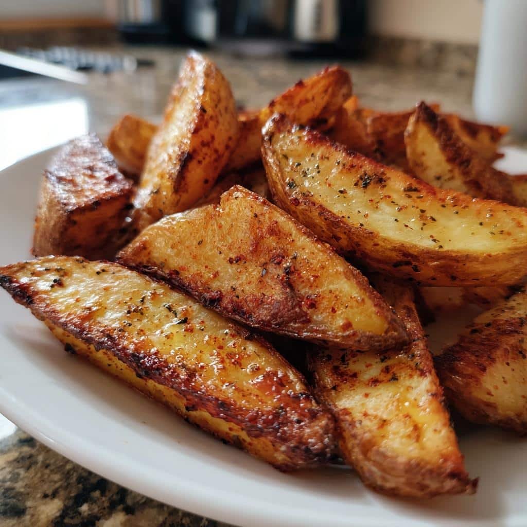 Healthy Crispy Air Fryer Baked Potatoes - detail 1