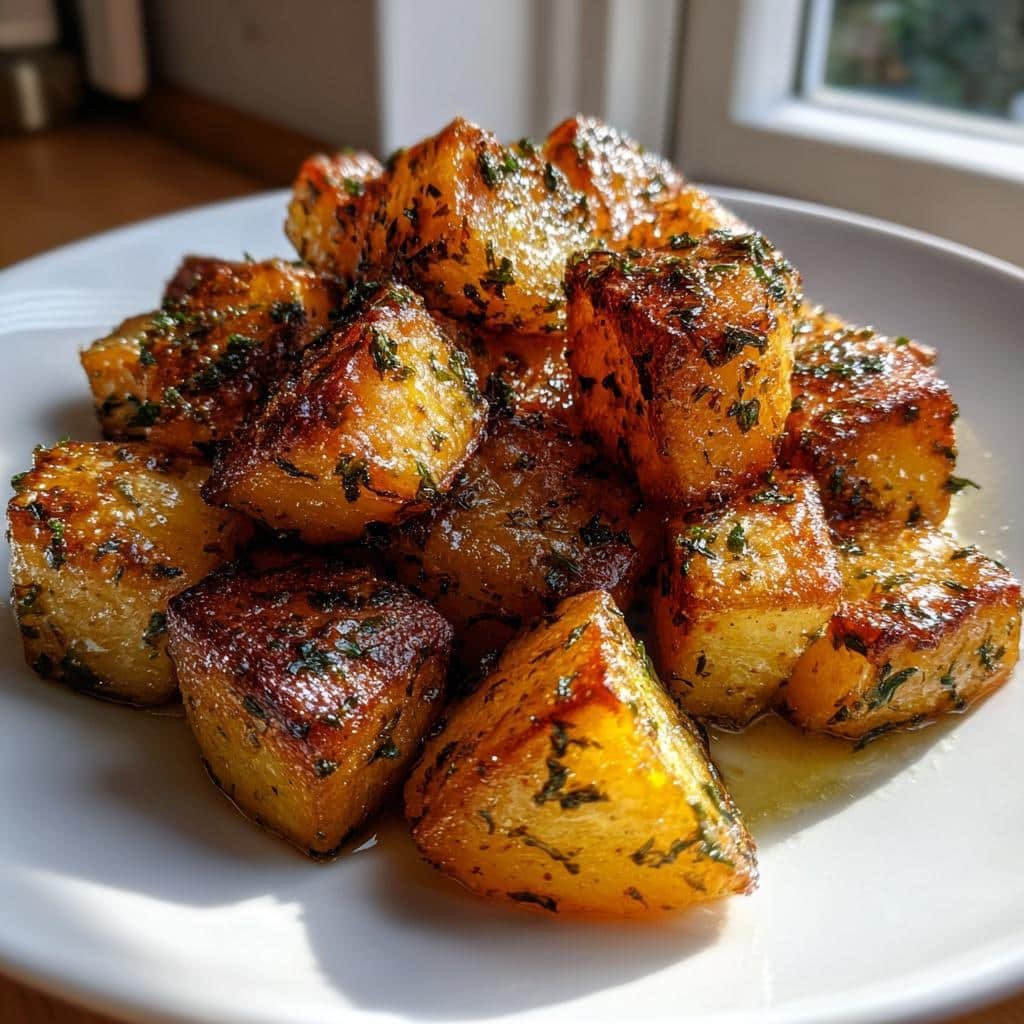 Healthy Crispy Herb Oil Roasted Potatoes - detail 1