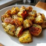 Healthy Crispy Herb Oil Roasted Potatoes