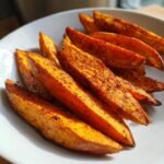 Healthy Crispy Sweet Potato Wedges