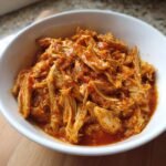 Healthy Crockpot 5-Ingredient Salsa Chicken