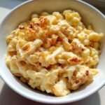 Healthy Crockpot Cauliflower Mac & Cheese with Chicken