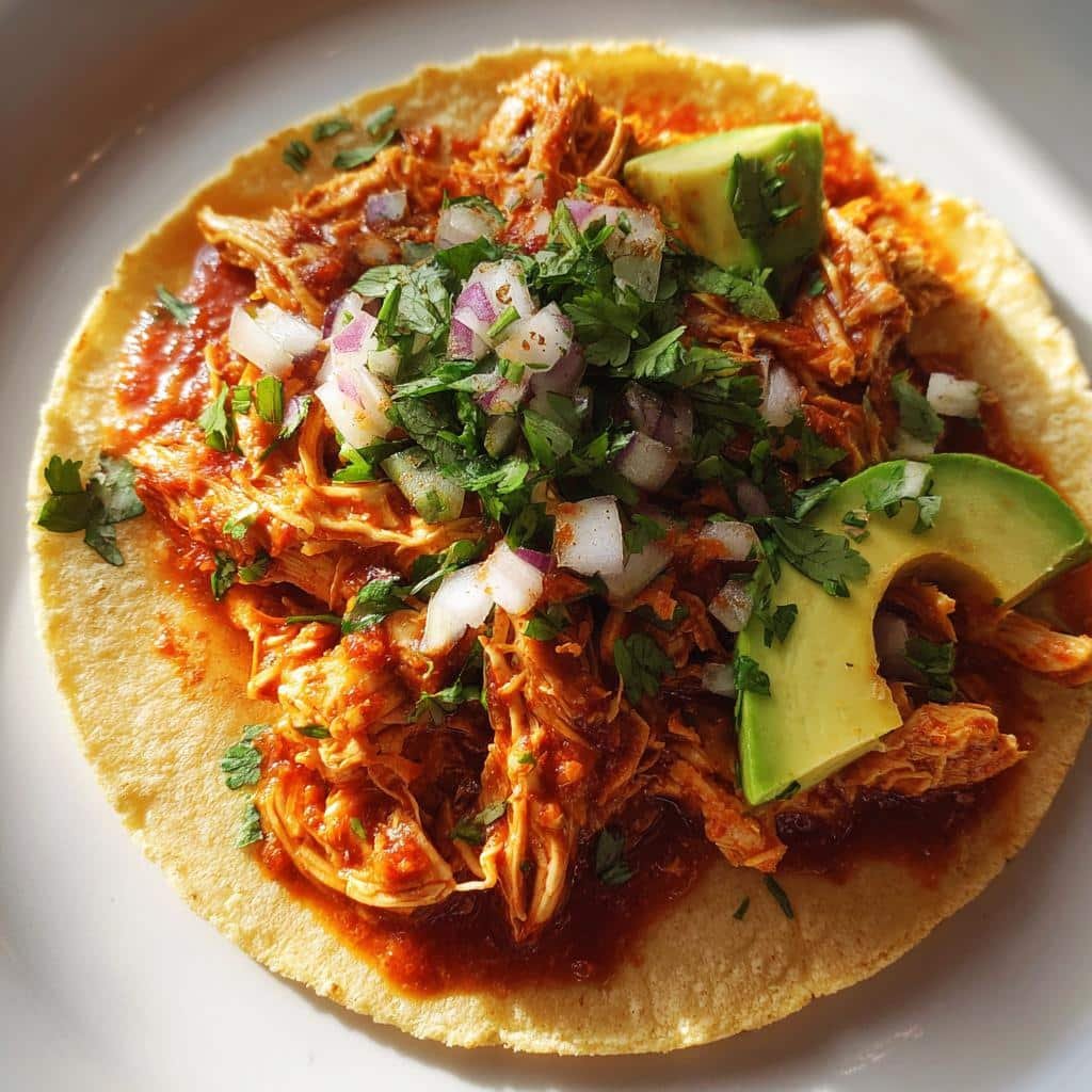Healthy Crockpot Chicken Tinga for Tacos - detail 1