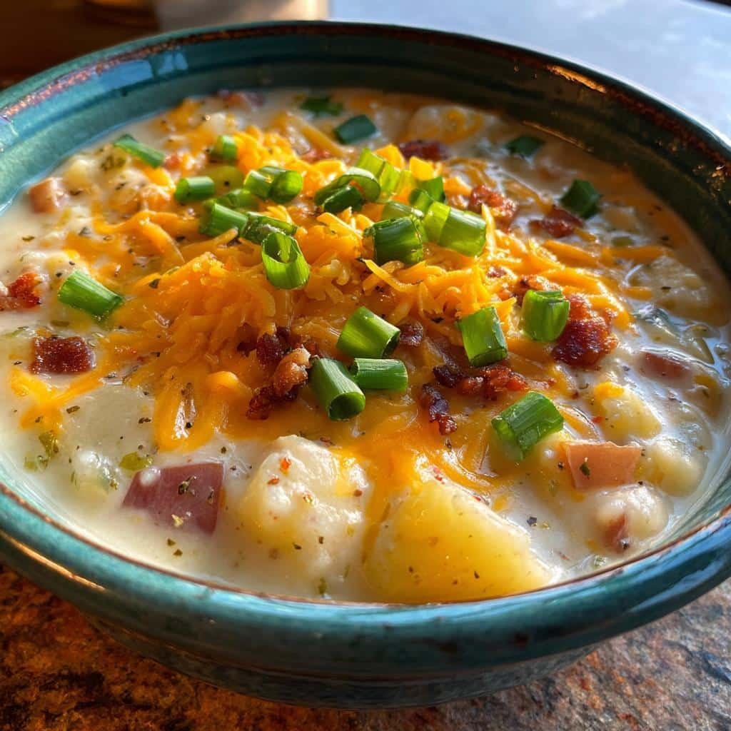 Healthy Crockpot Healthy Loaded Potato Soup - detail 1