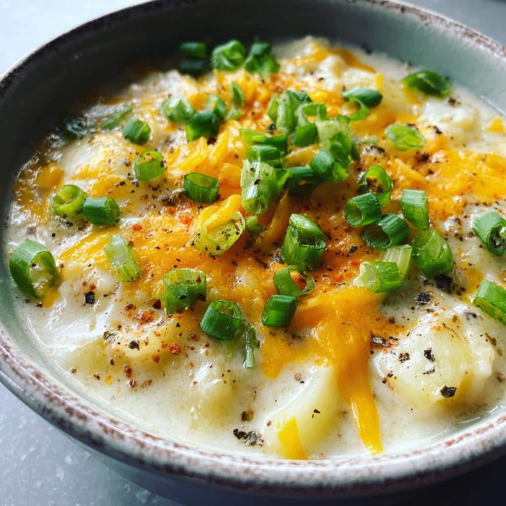 Healthy Crockpot Healthy Loaded Potato Soup