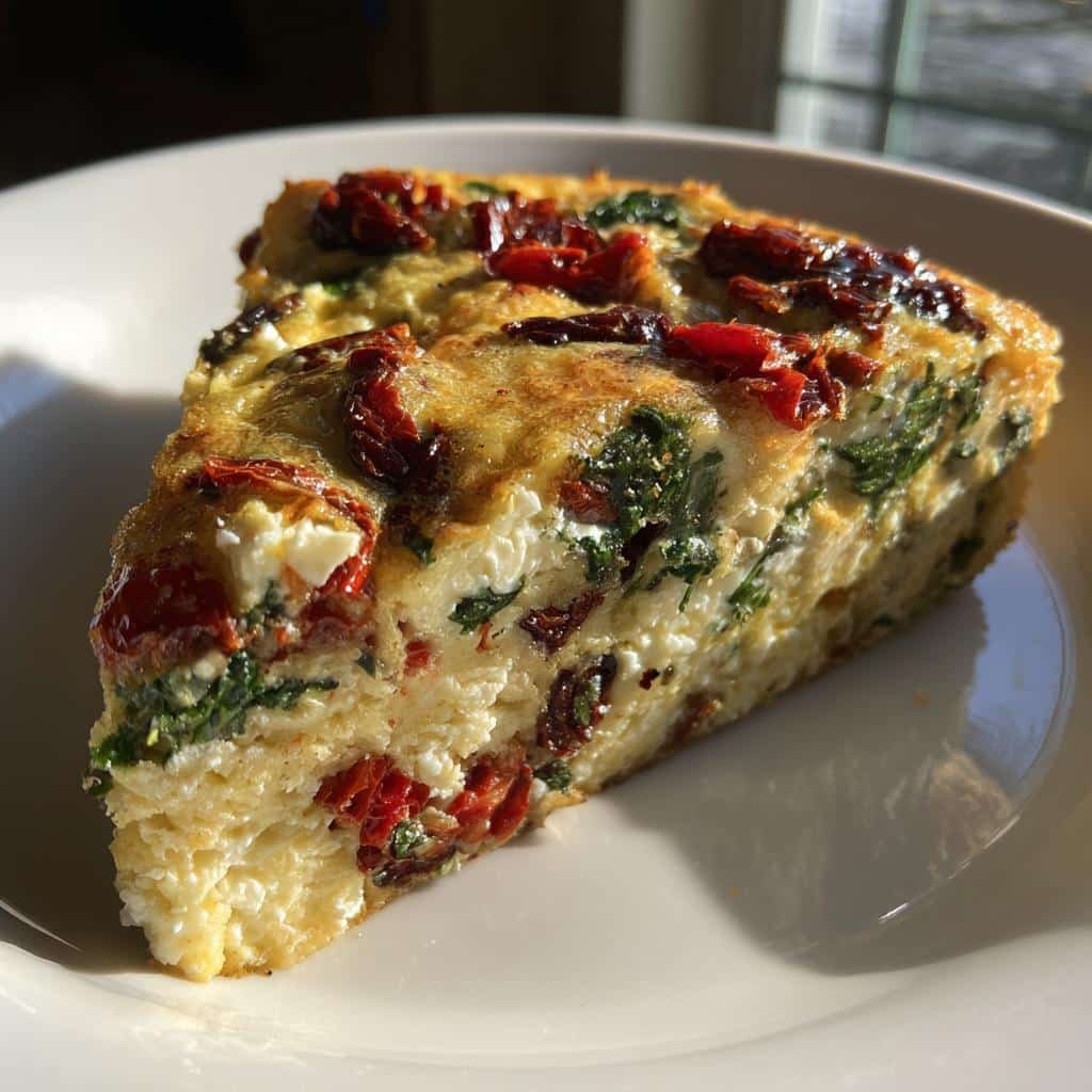 Healthy Crockpot Mediterranean Breakfast Casserole