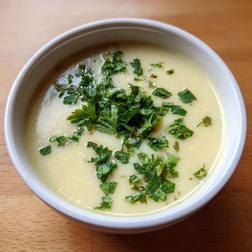 Healthy Crockpot Potato Leek Soup