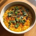 Healthy Crockpot Red Lentil Coconut Dal