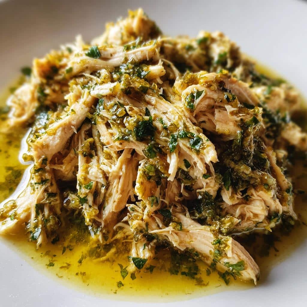 Healthy Crockpot Salsa Verde Chicken (5-Ingredient) - detail 1