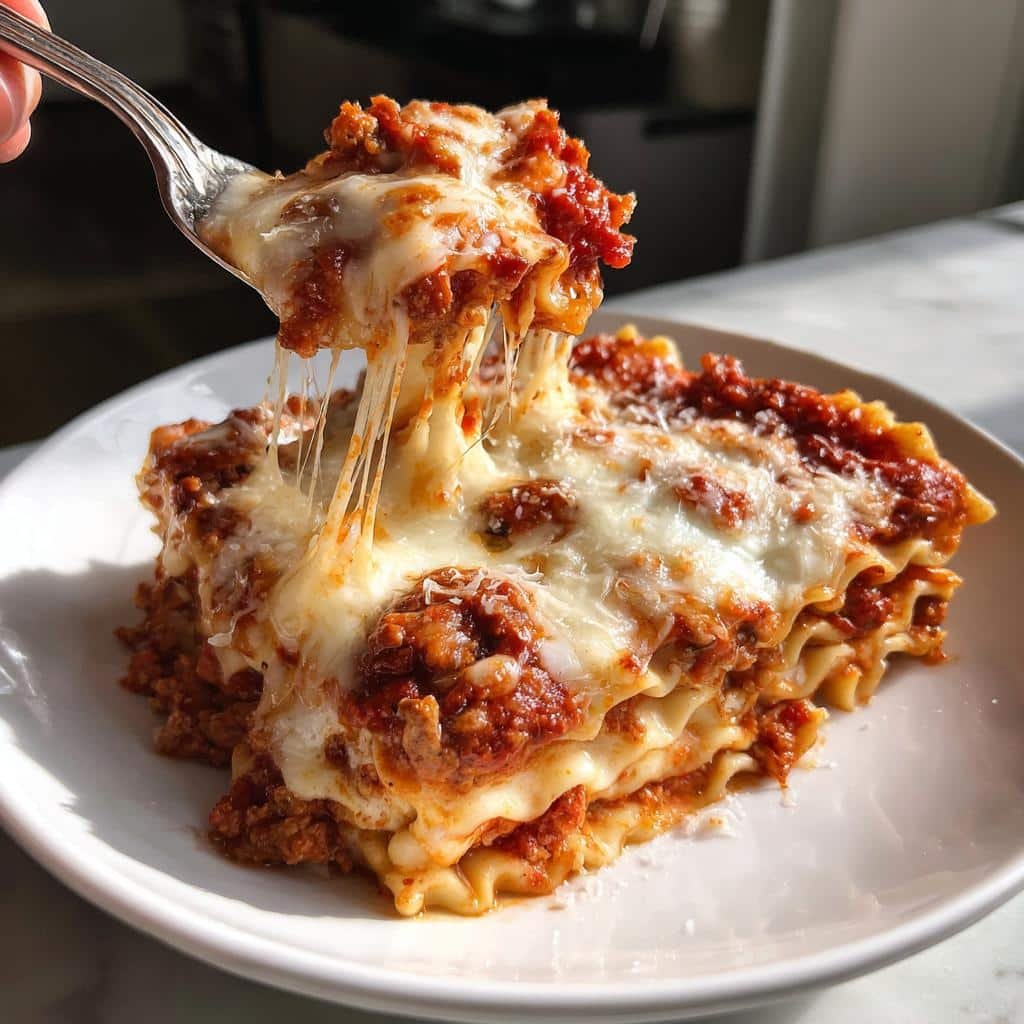 Healthy Crockpot Slow Cooker Lasagna - detail 1