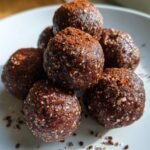 Healthy Dark Chocolate Sea Salt Energy Balls