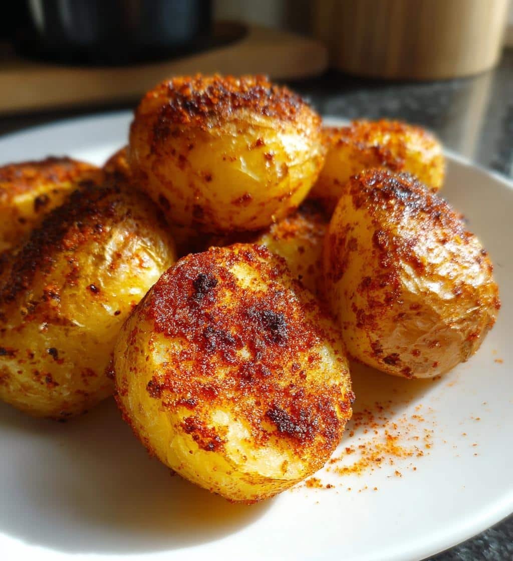 Healthy Delicious Crispy Air Fryer Baked Potatoes - detail 1