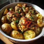 Healthy Delicious Crockpot Ranch Chicken and Potatoes